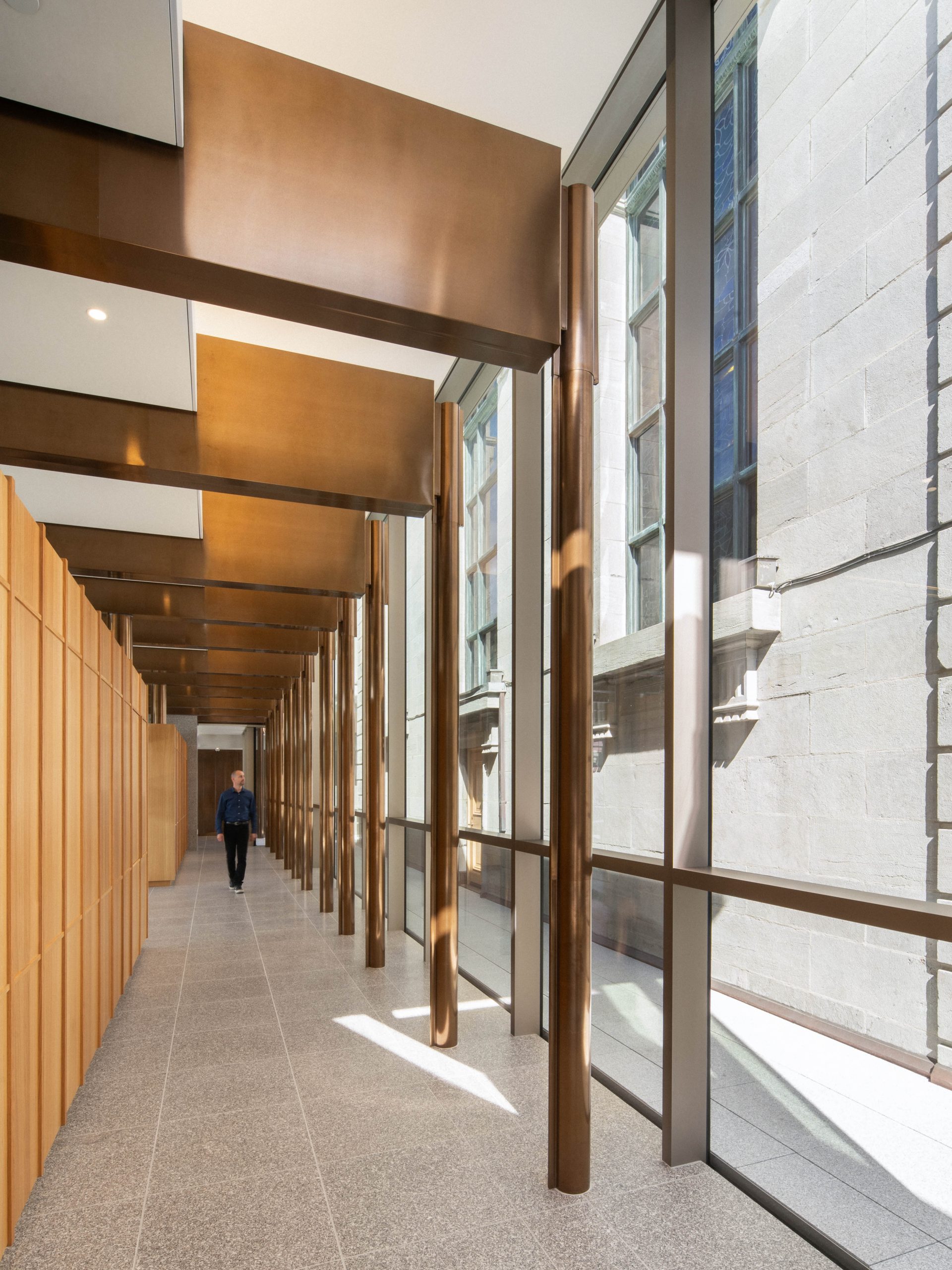 Intérieur de l'agrandissement de l'hôtel de ville de Montréal